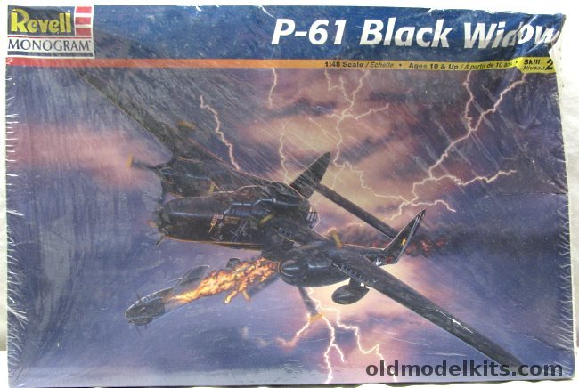 Monogram 1/48 P-61 Black Widow, 85-7546 plastic model kit